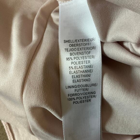 Adrianna Papell Women's Formal Dress Size 8 Pink Metallic A-Line Evening Gown - Picture 9 of 10